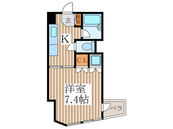 ヴェリテ武蔵関の物件間取画像